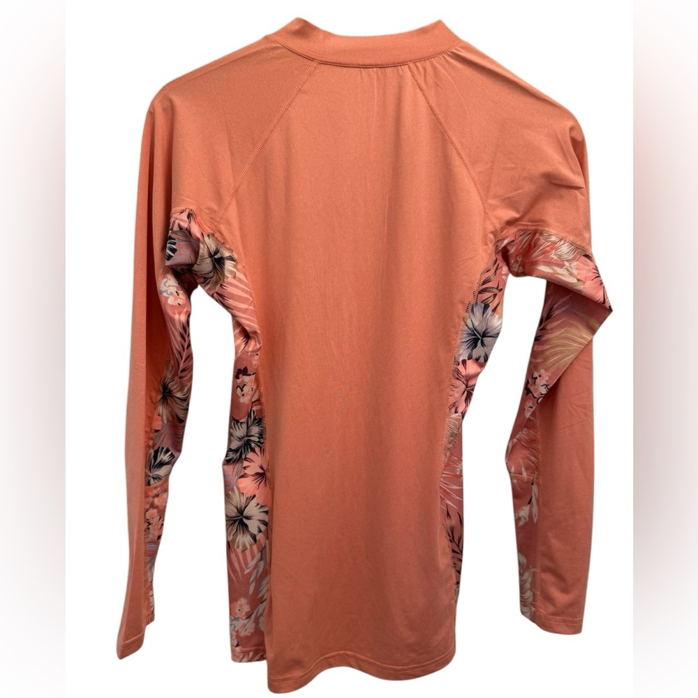 NWT RIP CURL ALOHA LONG SLEEVE ZIP UPS SUN SHIRT UV PROTECTION Large - Picture 2 of 13